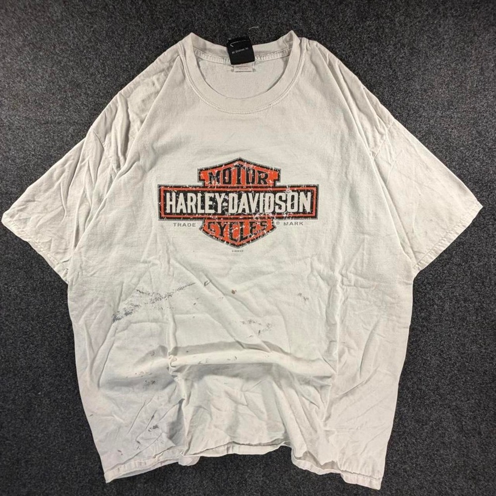 Harley-Davidson Bangkok Thailand Dragon Graphic T-Shirt White Mens 2XL